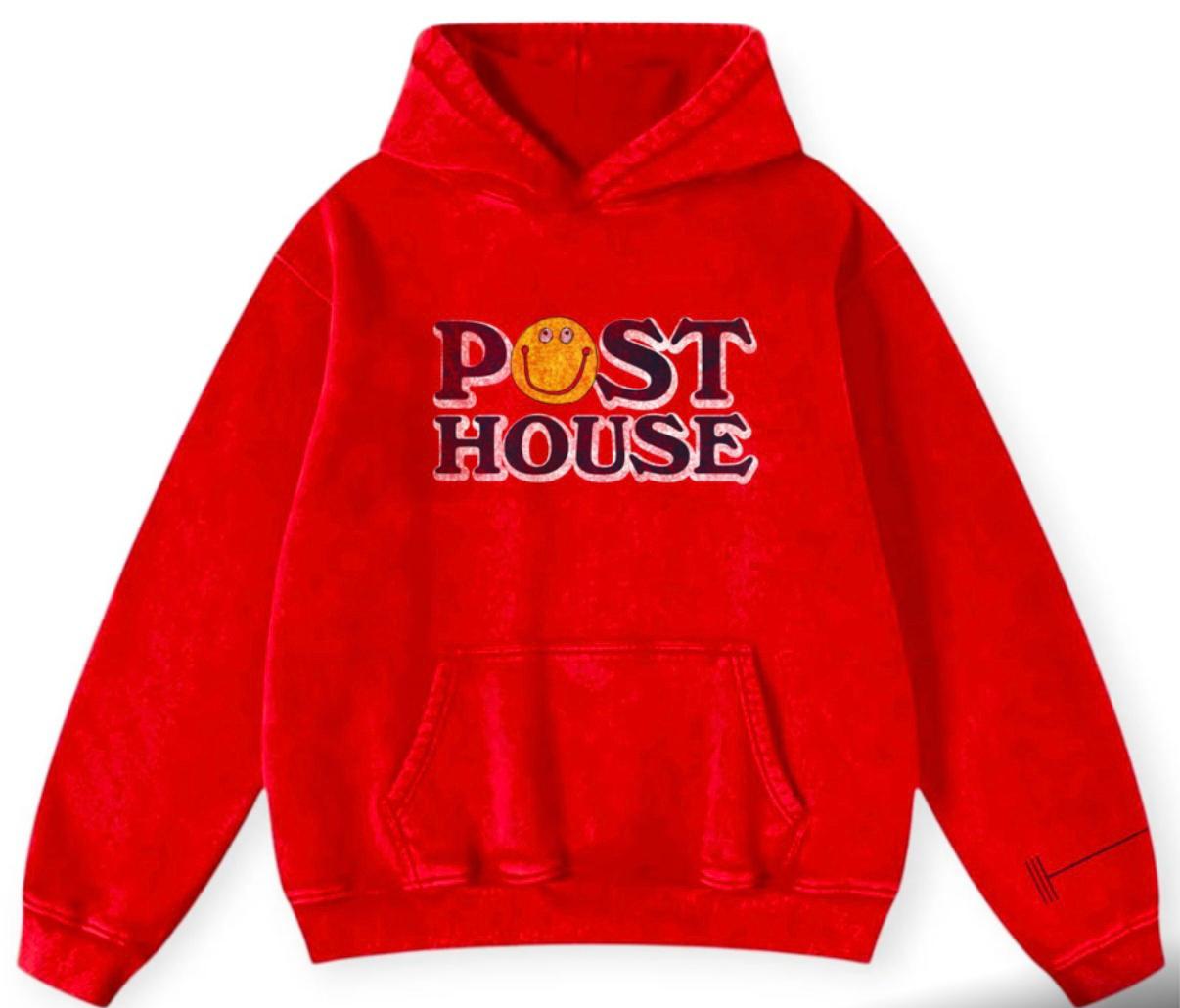 Post House x HHC Red Hoodie