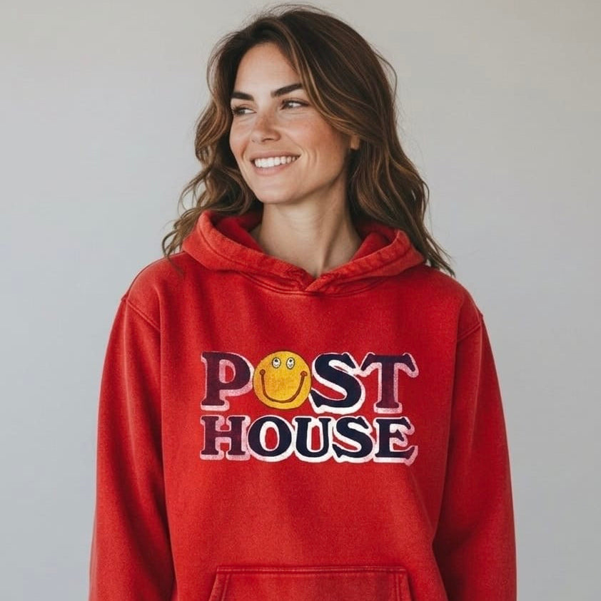 Post House x HHC Red Hoodie